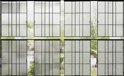 现代吊轨长虹玻璃推拉门3D模型下载